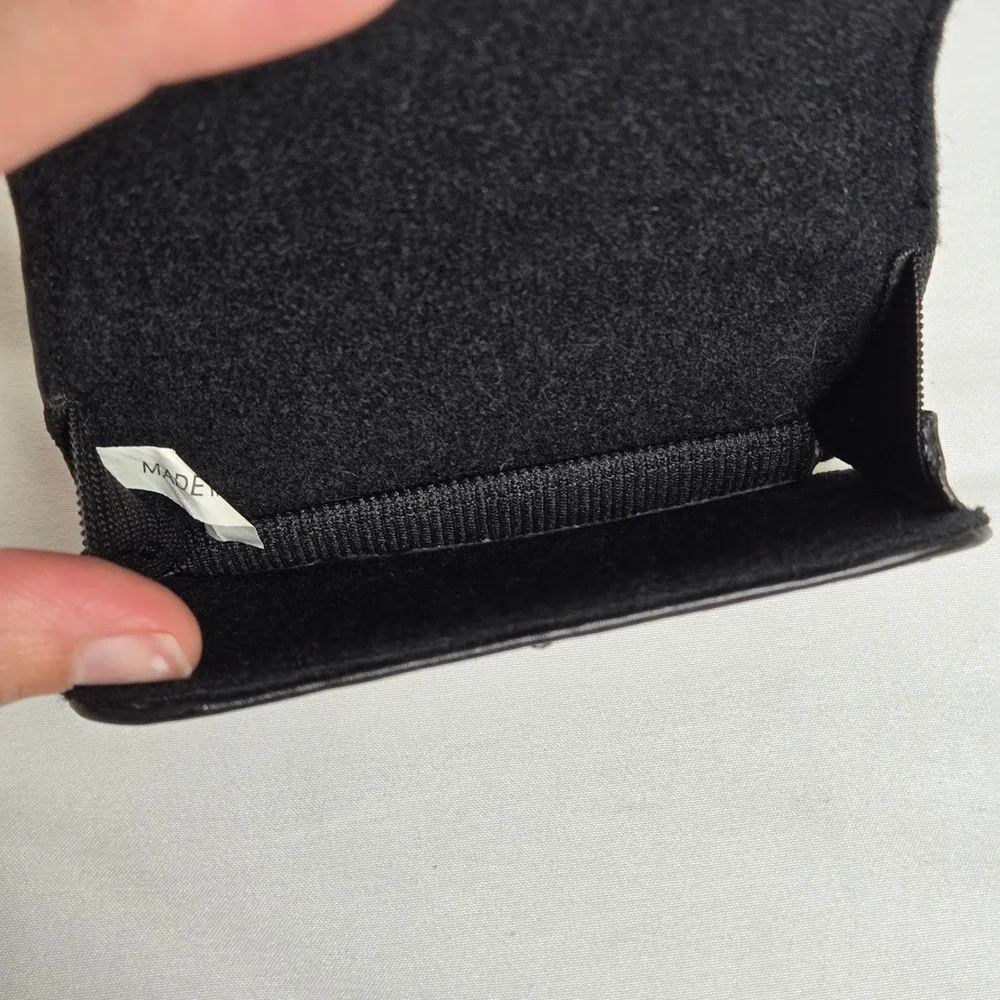 Nikon Coolpix Leather Digital Camera‎ Case Magnetic Flap Closure Compact Black